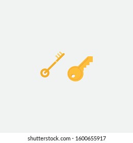 key icon graphic element Illustration template design