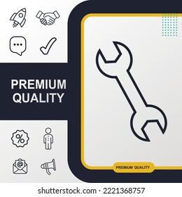 Elemento gráfico de icono de clave. Diseño moderno.