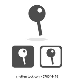 key icon great for any use. Vector EPS10.