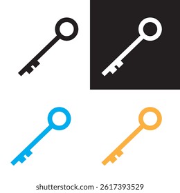 key icon .  House key icon security symbol.  EPS 10 AI