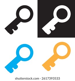 key icon .  House key icon security symbol.  EPS 10 AI