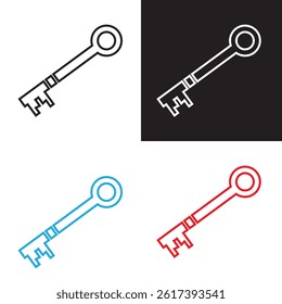 key icon .  House key icon security symbol.  EPS 10 AI