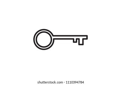 key, icon illustration