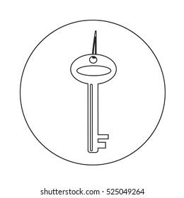 key icon illustration design 