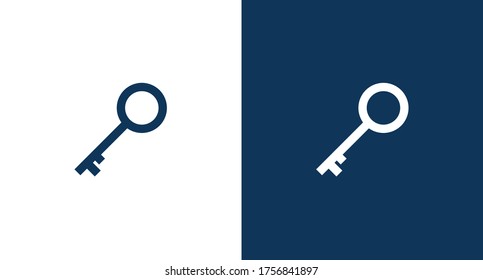 Key icon illustration isolated vector sign symbol