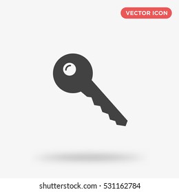 Key icon illustration isolated vector sign symbol