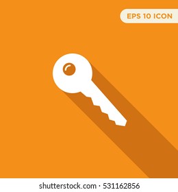 Key icon illustration isolated vector sign symbol