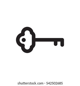 key icon illustration isolated vector sign symbol