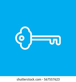 key icon illustration isolated vector sign symbol