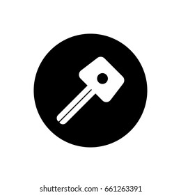 Key icon illustration isolated vector sign symbol 