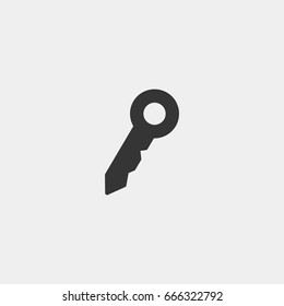 Key  icon illustration isolated vector sign symbol
