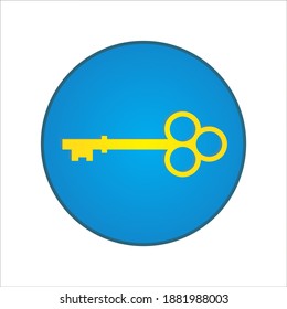 key icon . key icon illustration for website. Perfect use for web, pattern, design, icon, ui, ux, etc.