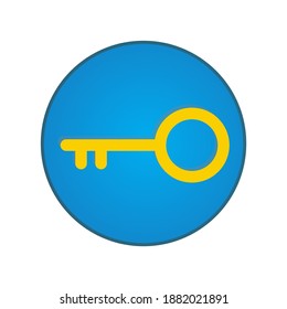 key icon . key icon illustration for website. Perfect use for web, pattern, design, icon, ui, ux, etc.