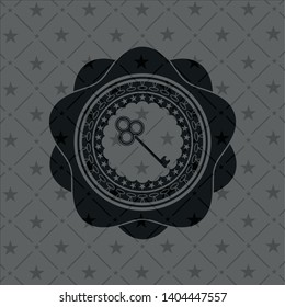 key icon inside black badge