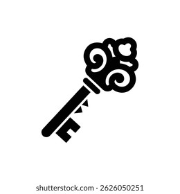 Key icon with intricate details symbolizing unlocking possibilities