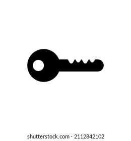 Key icon in isolated on background. symbol for your web site design logo, app, Key icon Vector illustration.