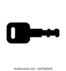 icono de tecla aislado en fondo blanco. ilustración vectorial 
