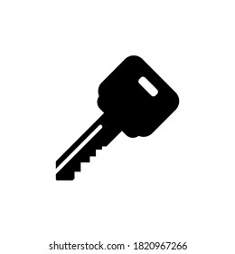 key icon isolated on white background. vector illustration