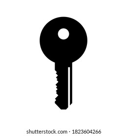 key icon isolated on white background. vector illustration