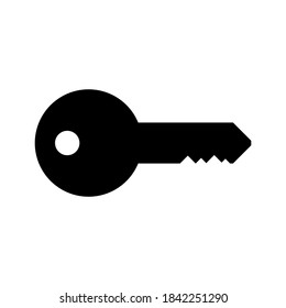 key icon isolated on white background. vector illustration