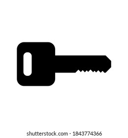 key icon isolated on white background. vector illustration