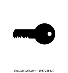 key icon isolated on white background. vector illustration