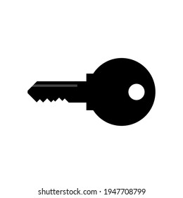 key icon isolated on white background. vector illustration