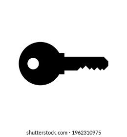 key icon isolated on white background. vector illustration