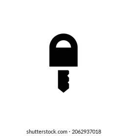 Key Icon Isolated On White Background