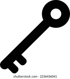 key icon isolated on white background