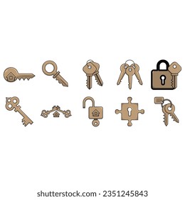icono de tecla aislado en fondo blanco. Vector moderno y de moda en estilo 3d. Se puede usar para muchos fines.