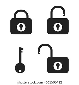 Key icon isolated on white background.vector illustration.