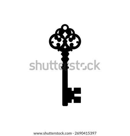 Key icon isolated on white background