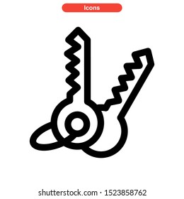 key icon isolated sign symbol vector illustration - high quality black style vector icons
