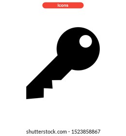 key icon isolated sign symbol vector illustration - high quality black style vector icons
