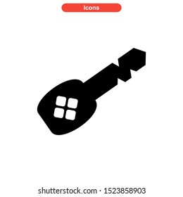 key icon isolated sign symbol vector illustration - high quality black style vector icons
