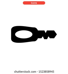 key icon isolated sign symbol vector illustration - high quality black style vector icons
