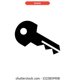 key icon isolated sign symbol vector illustration - high quality black style vector icons
