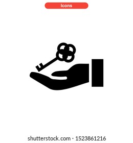 key icon isolated sign symbol vector illustration - high quality black style vector icons
