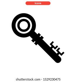 key icon isolated sign symbol vector illustration - high quality black style vector icons
