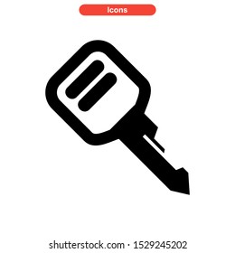 key icon isolated sign symbol vector illustration - high quality black style vector icons
