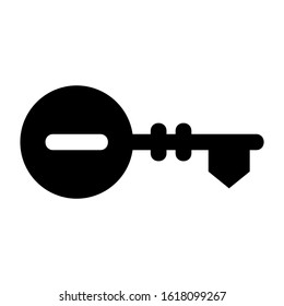 key icon isolated sign symbol vector illustration - high quality black style vector icons

