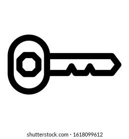 key icon isolated sign symbol vector illustration - high quality black style vector icons
