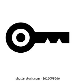 key icon isolated sign symbol vector illustration - high quality black style vector icons
