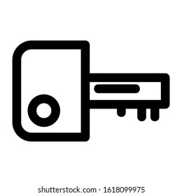 key icon isolated sign symbol vector illustration - high quality black style vector icons
