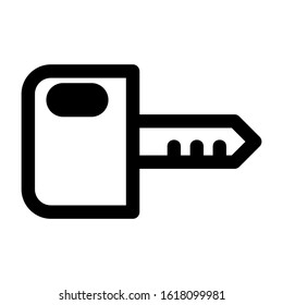 key icon isolated sign symbol vector illustration - high quality black style vector icons
