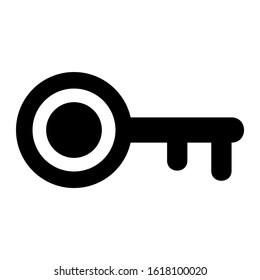 key icon isolated sign symbol vector illustration - high quality black style vector icons
