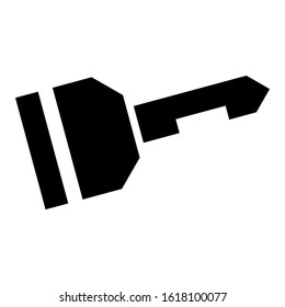 key icon isolated sign symbol vector illustration - high quality black style vector icons

