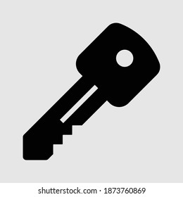 Key icon. Isolated  vector illustration