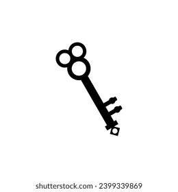 icono de clave aislado fondo blanco.